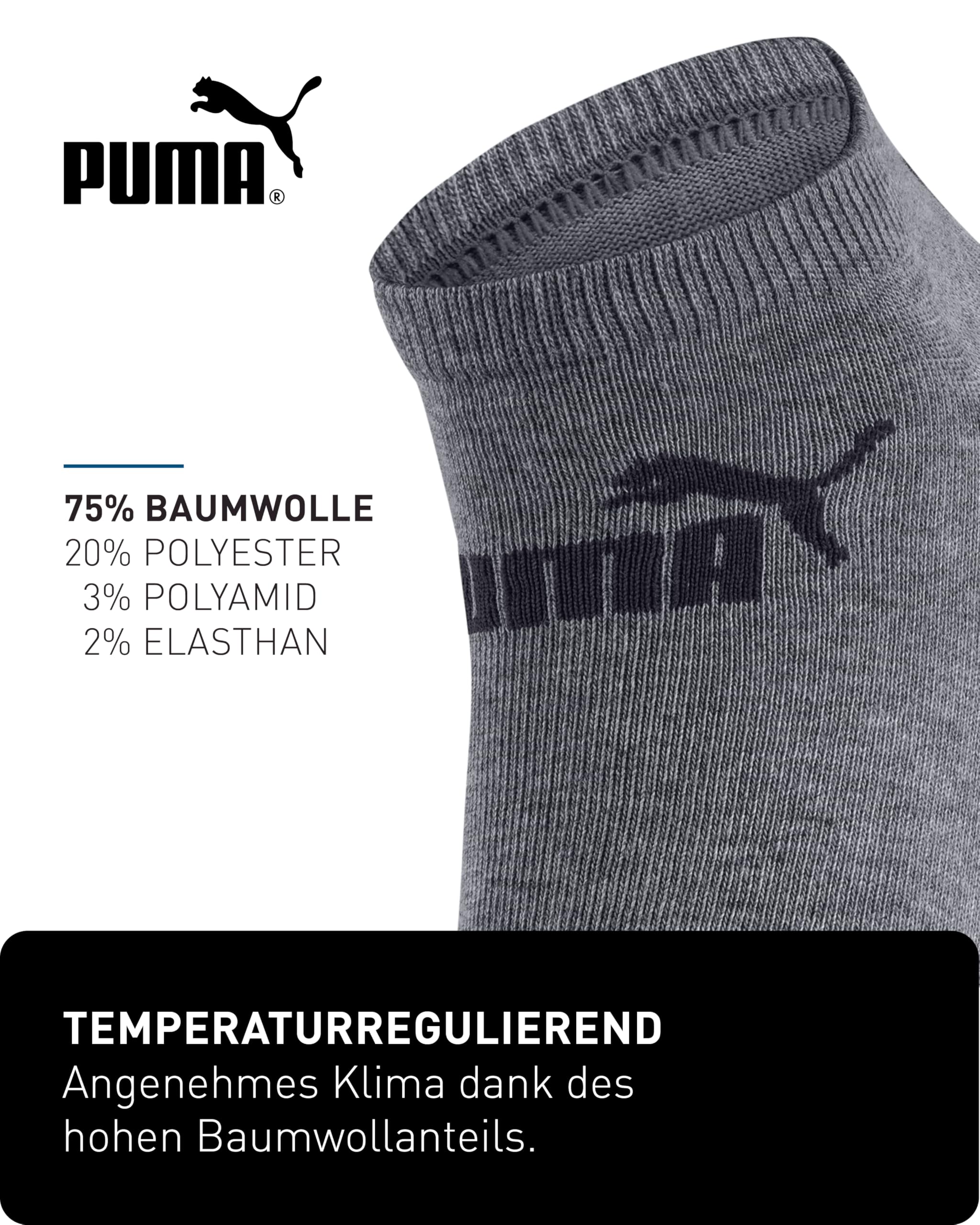 PUMA Skarpety do trampek, 18 par, Statement Edition, damskie i męskie