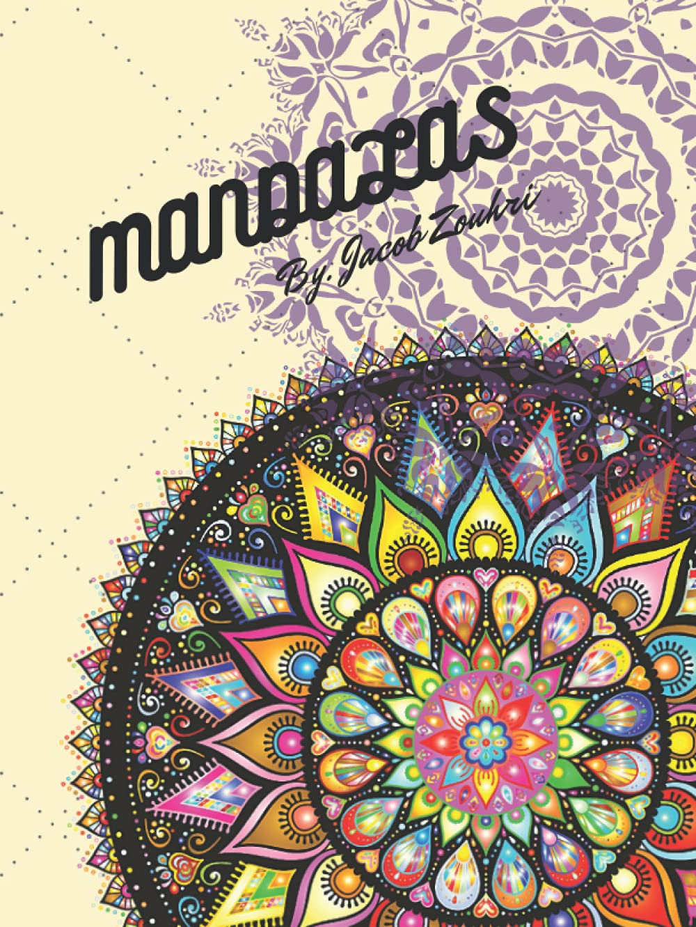 Livre de coloriage mandala adulte anti-stress avec fleurs de henné