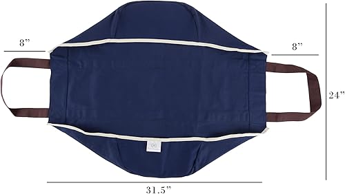 Miniatura 3 de Bolsa transportadora de troncos para leña, bolsa de lona resistente con asas reforzadas para fogatas, chimeneas y fogatas por Pure Garden