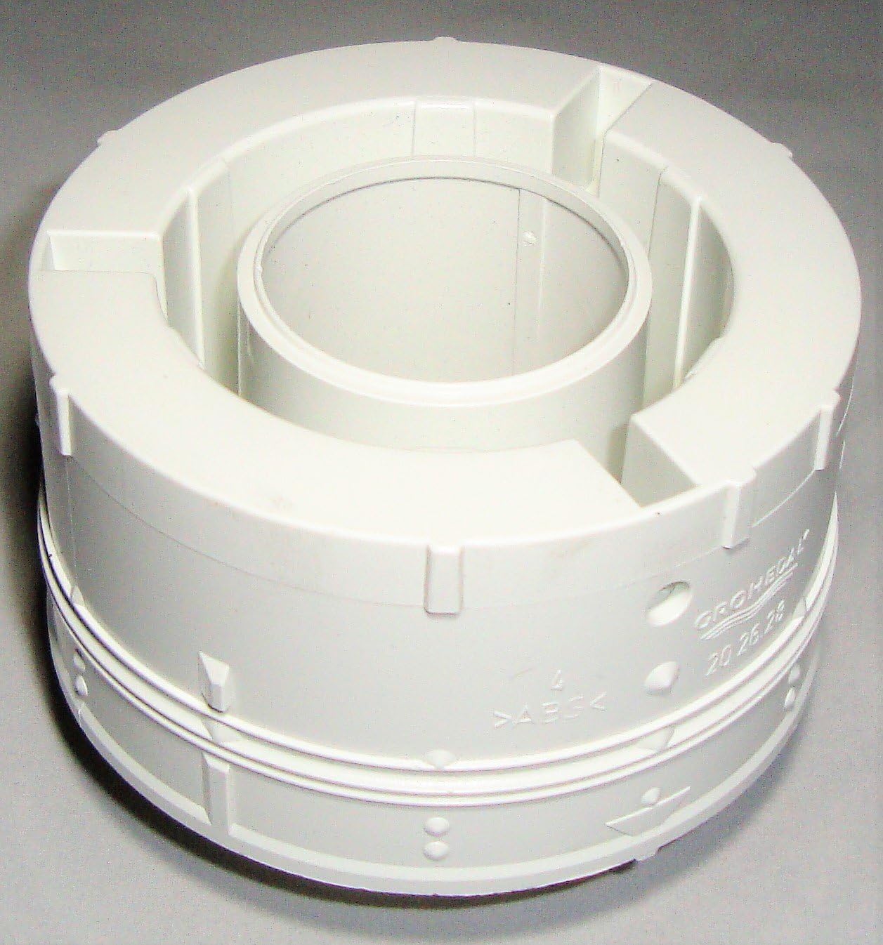 Duravit 0014510000; 1930, Caro, Medici, Starck 1; GROHE piston assembly “flapper" two piece 1.6 gpf single flush; in Unfinish