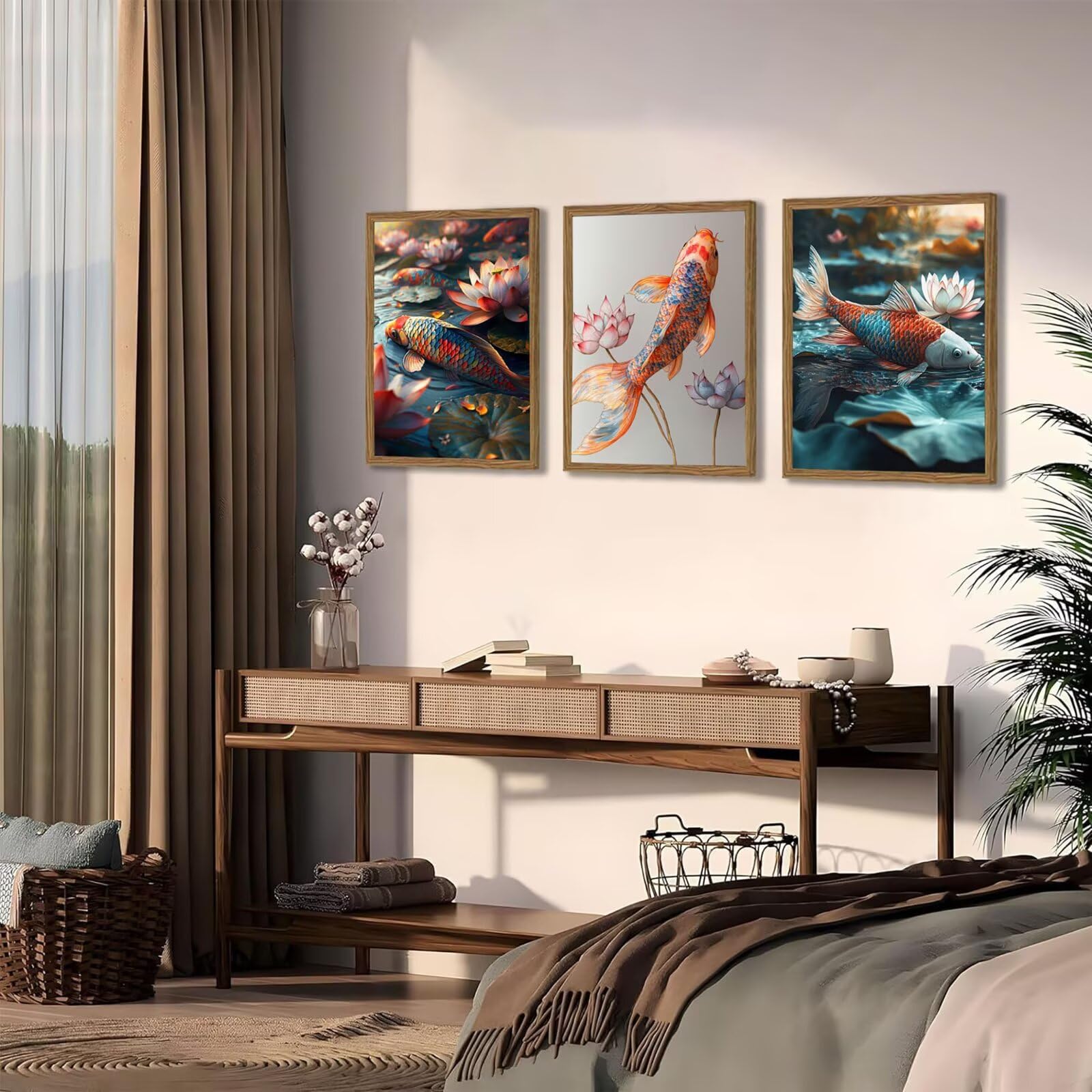 Cnyaunfi 3 Pezzi Animali Pittura Diamante Fai-Da-Te 5D Blu Diamond Painting Kit Completo per Hobby Creativi Adulti, Pittura Diamante Artigianale Per La Decorazione Della Parete Di Casa 60x80cm YF-3474