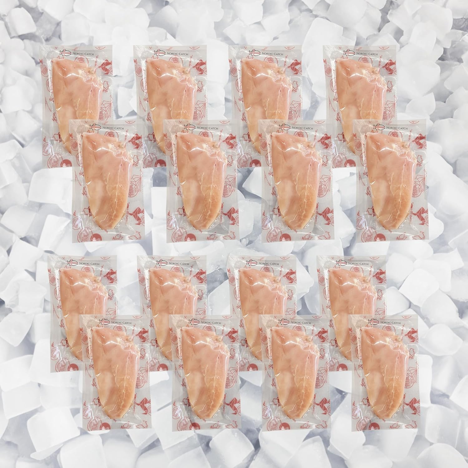 Nordic Catch Jidori Free Range Chicken Breast - Michelin-Star Quality, Non-GMO Vegetarian Fed, Boneless Skinless, California Grown (16x 6oz Packs)