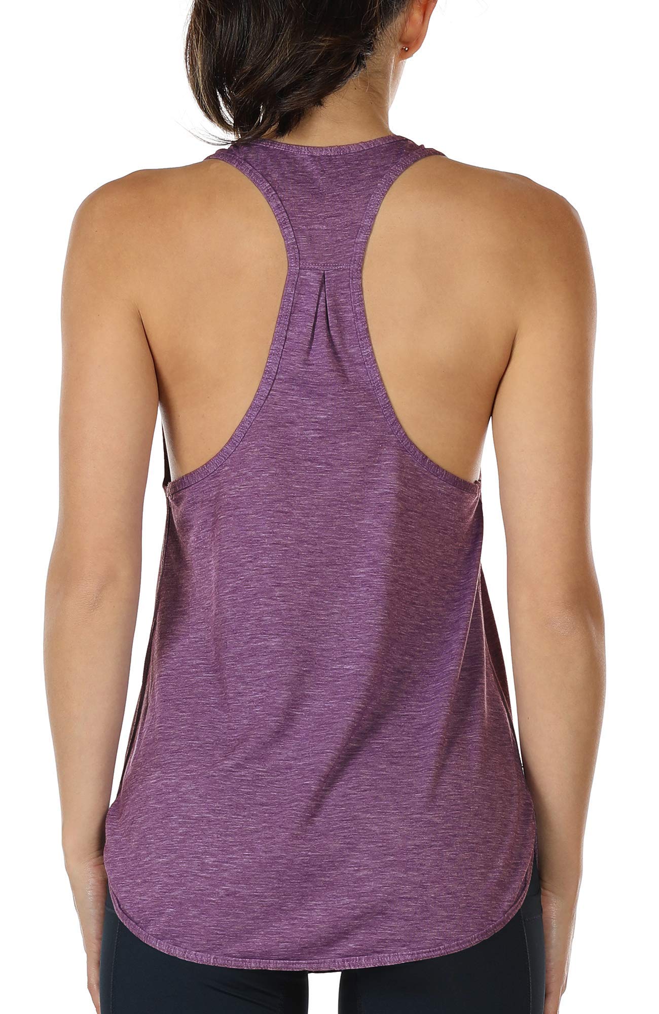 icyzone Workout Tank Tops for Women - Athletic Yoga Tops, Racerback Running Tank Top — view 20