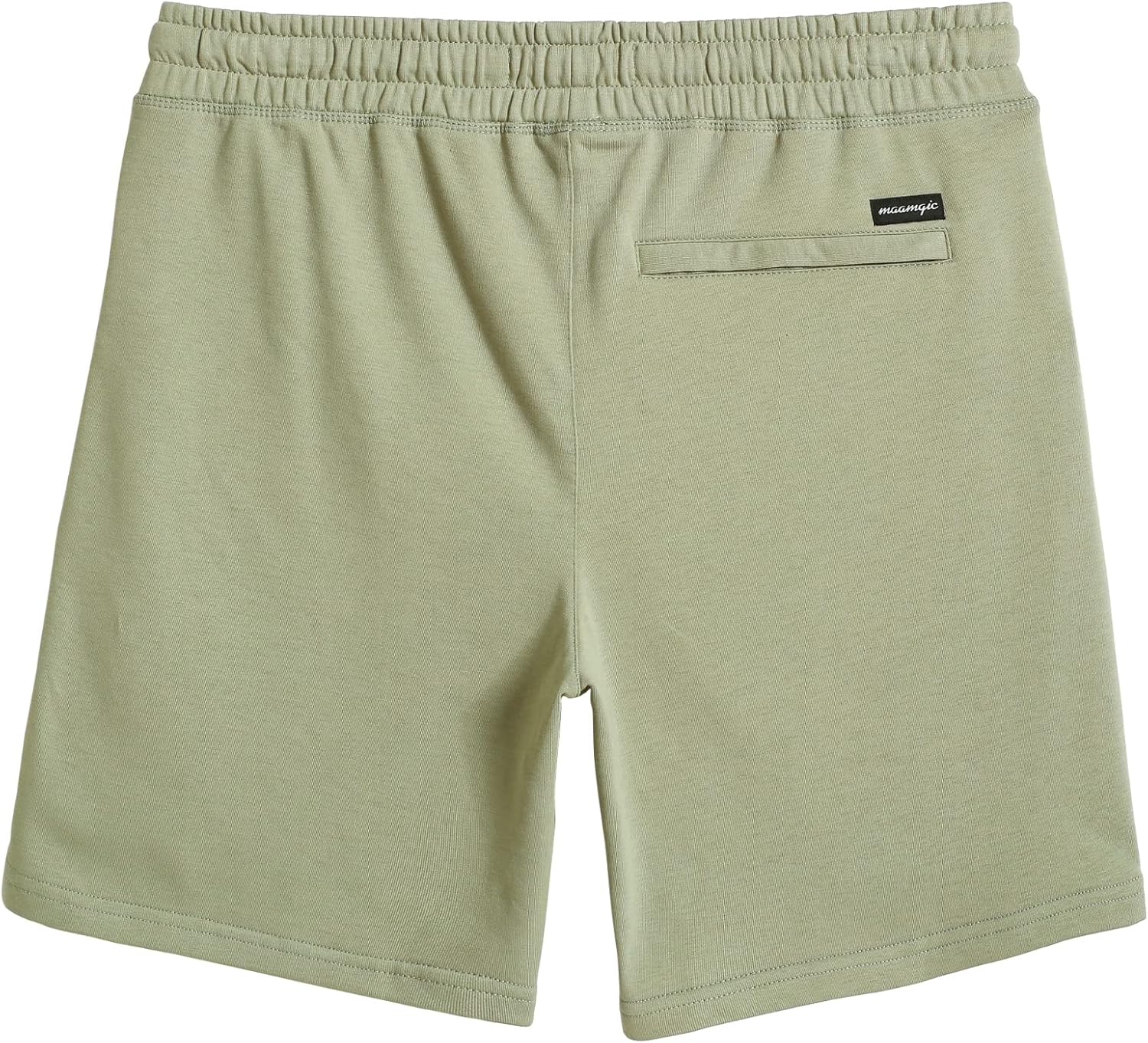 maamgic Mens Athletic Gym Shorts 5/7" Elastic Waist Casual Pajama Pocket Jogger Men Workout Short Pants - Image 2