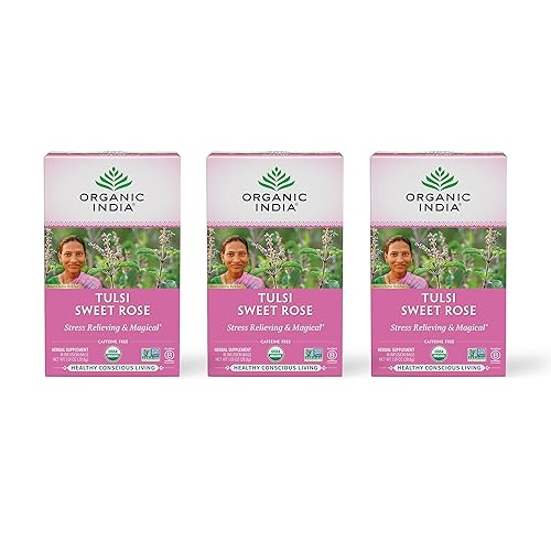 Miniatura 8 de Té indio orgánico Tulsi té de hierbas - 18 bolsas de infusión - Paquete de 3