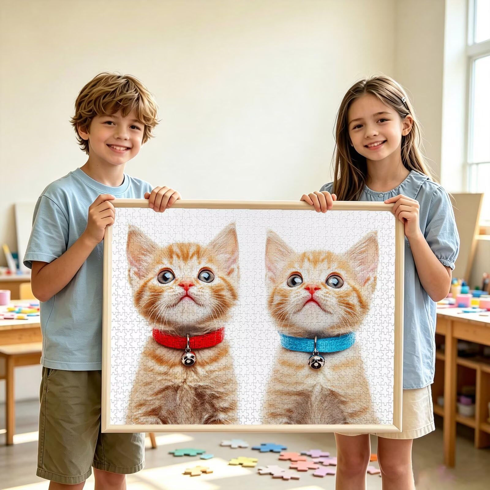 Spersonalizowane puzzle, niestandardowe drewniane puzzle fotograficzne