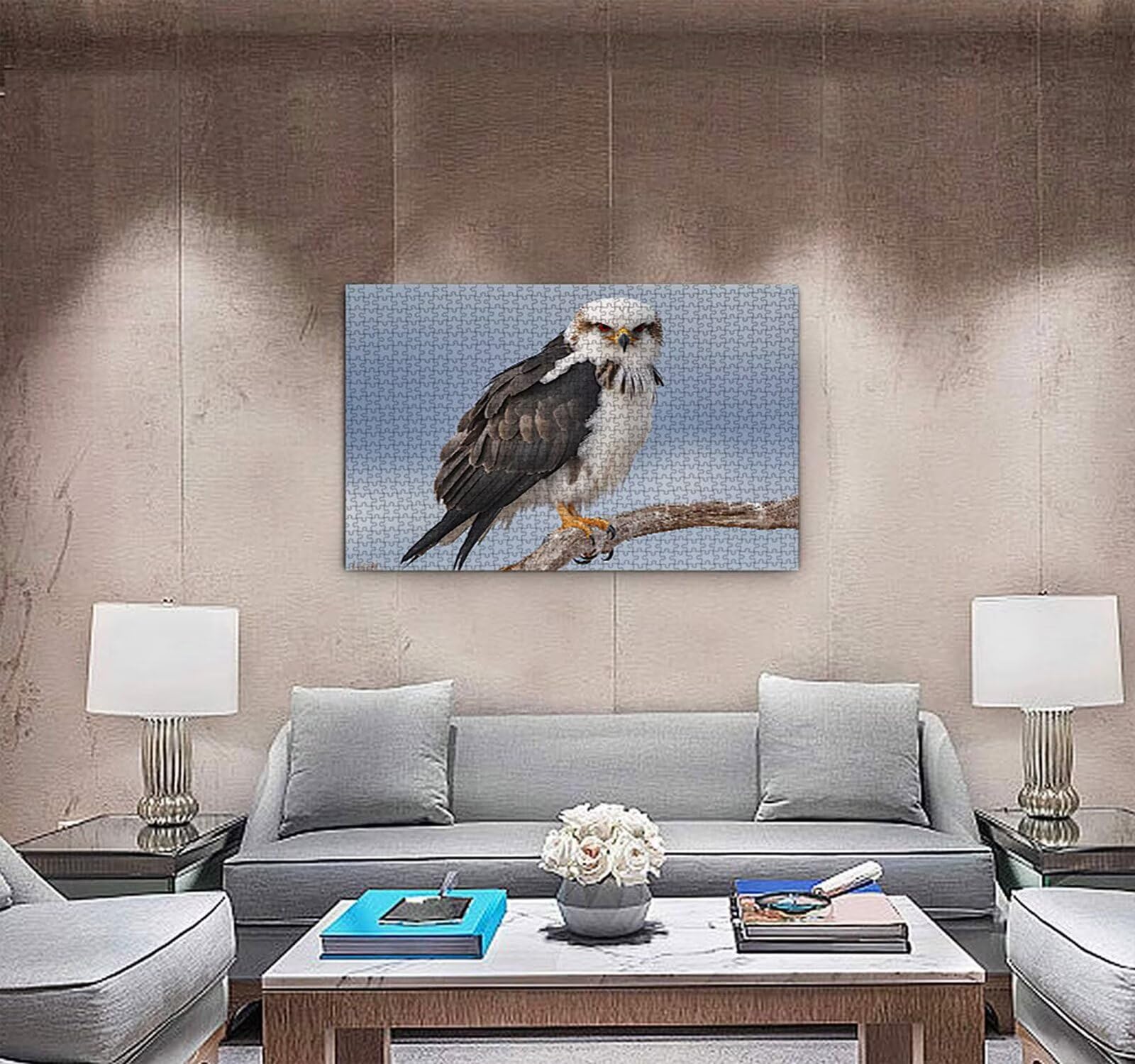 Puzzle 1000 sztuk dla dorosłych, puzzle artystyczne drzewo orzeł puzzle, rodzinne kreatywne hobby dla dorosłych, najwyższej jakości drewniana układanka, do gry edukacyjnej wyzwanie zabawki R4KH-946