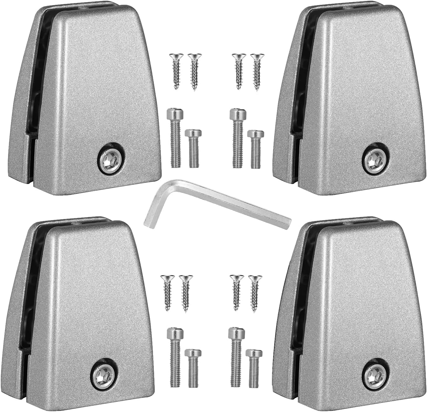 Amazon.com: 4 PCS Desk Partition Support Bracket Office Desk Divider ...