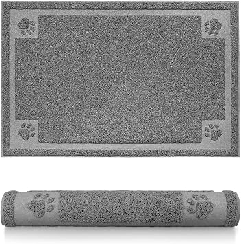 Pet Feeding Mat for Large Dogs and Cats 35" x 25" Flexible and Waterproof Dog Bowl Mat for Food and Water, Easy to Clean Dog