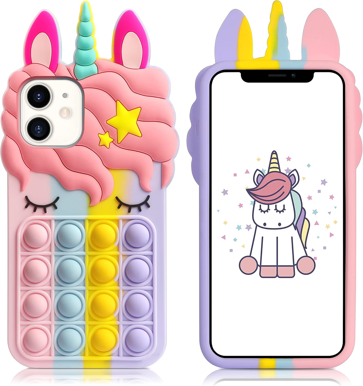 VUNAKE Unicorn iPhone 12/12 Pro Fidget Phone Case El Salvador Ubuy
