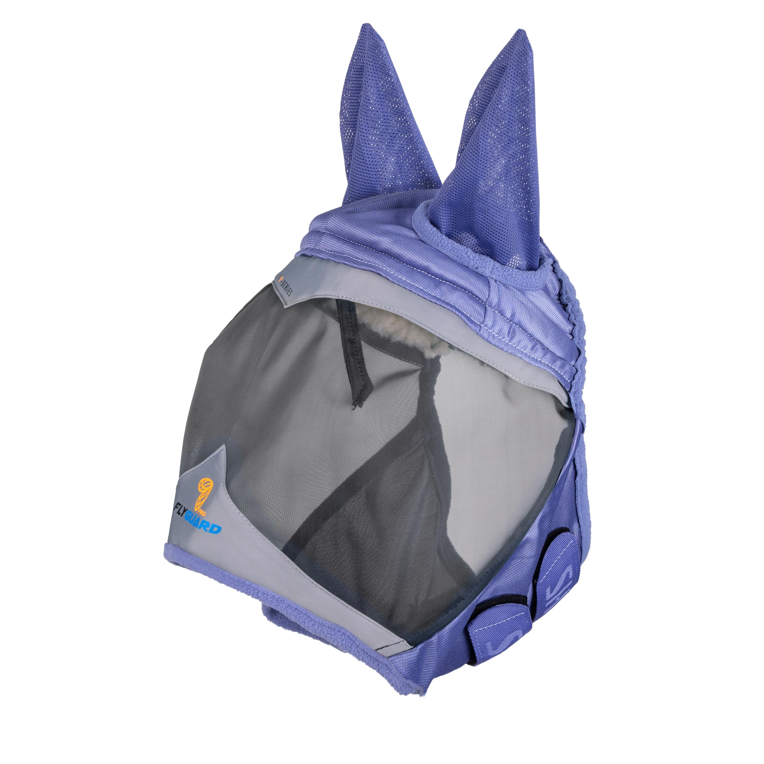 Shires FlyGuard Pro - Maschera antimosche con orecchie a maglia fine, misura standard, leggera e traspirante, protezione contro mosche e insetti, vestibilità sicura per affluenza, pascolo e uso - 2