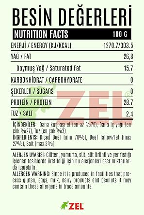 ZEL Dana Et Kavurma 2x80 g – Konserve, Protein Kaynağı