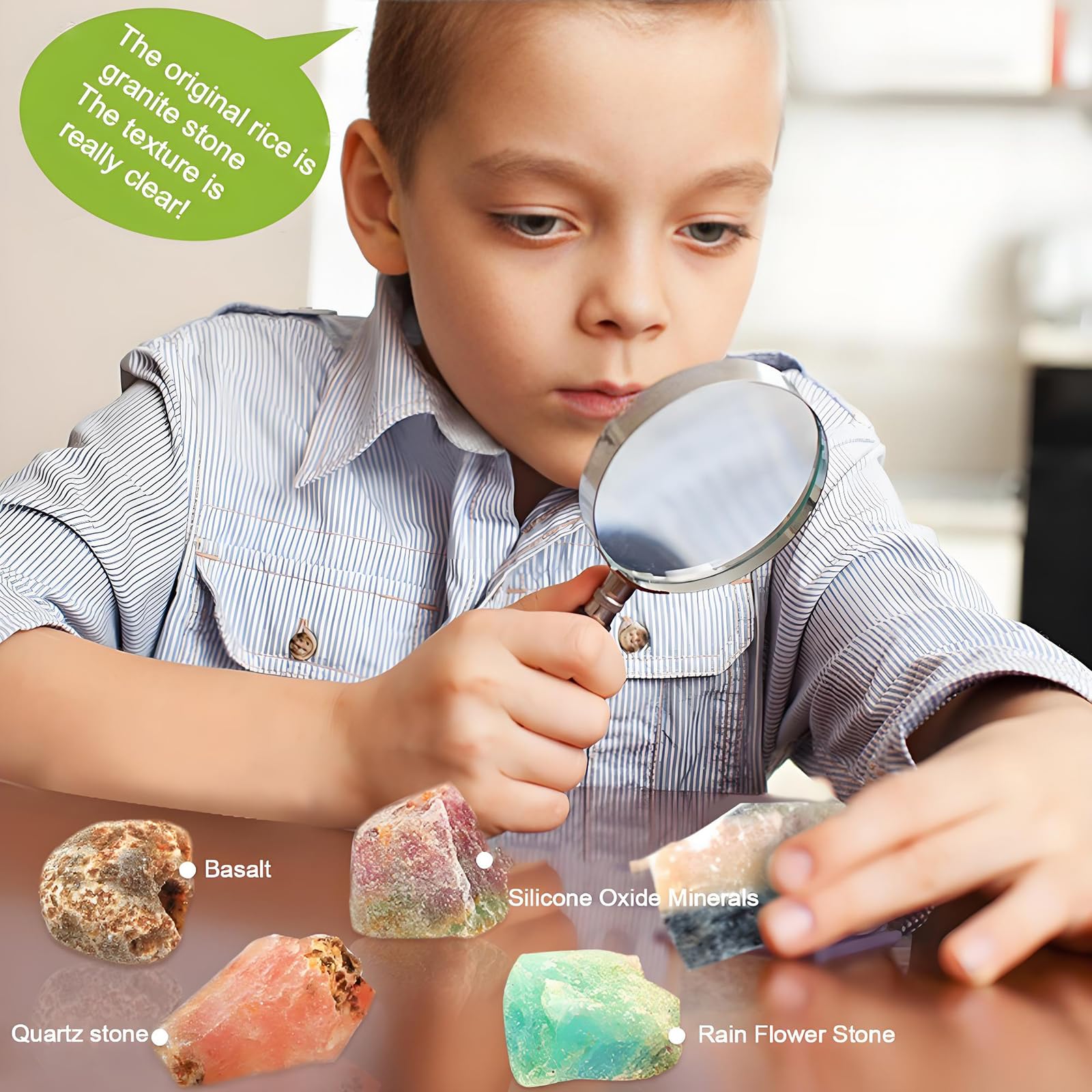 Máquina de vaso de roca, kit eléctrico de pulido de piedras con cubierta de partición y barril de pulido de pegamento, botones de temporizador de 5 días, rueda oculta, para cristales y piedras