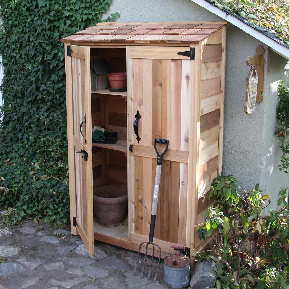 Outdoor Living Today 4' x 2' Cedar Garden Storage Shed