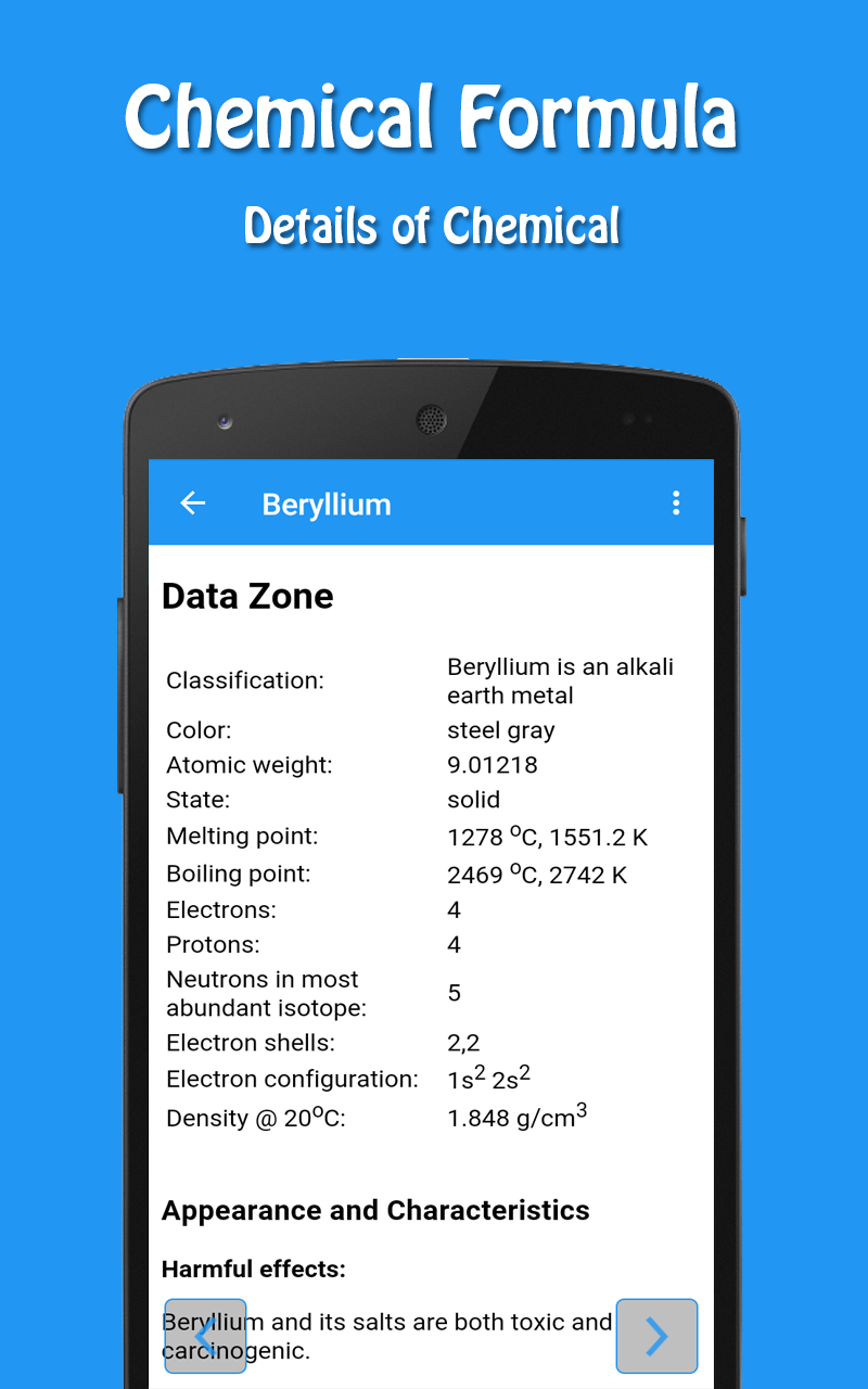 Chemical Formula - App on Amazon Appstore