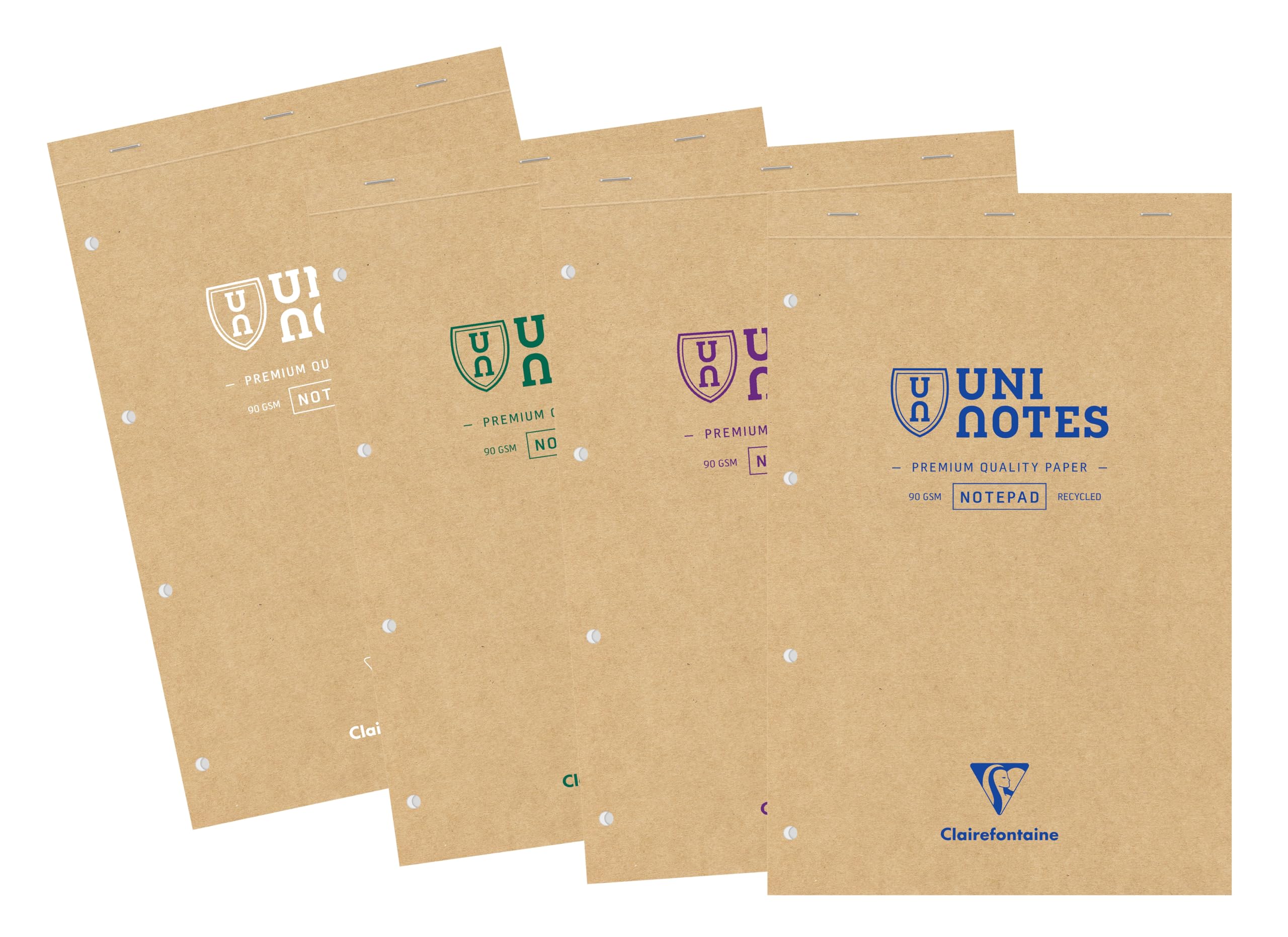Clairefontaine 9873Cpack - Conf. 4 quaderno p.met A4 21x31,8 cm 140 p righe
