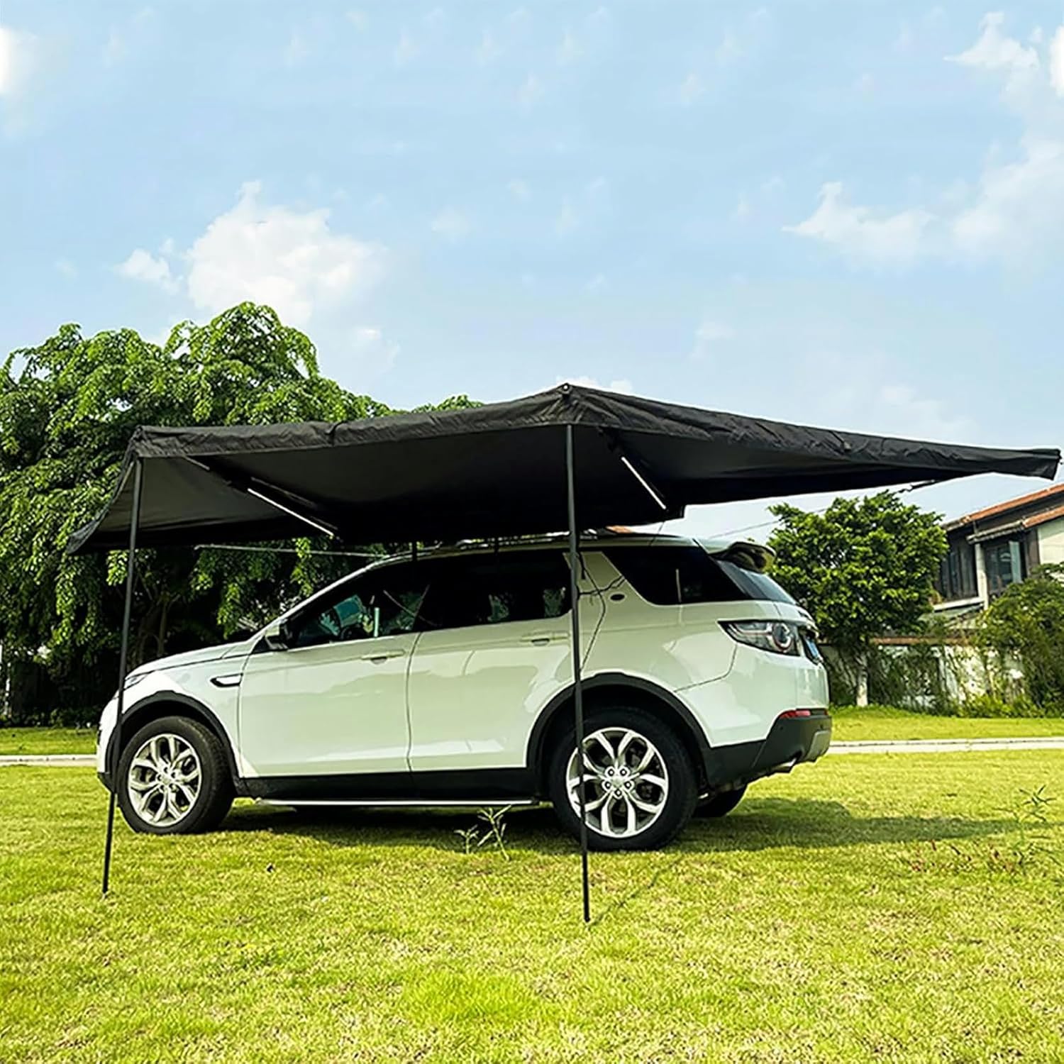 AMNOOL Tendalino Camper Tent for The 180 ° Sector Car Side, Removable Side Awning for The 200 Cm Roof, for SUV/Truck/Van