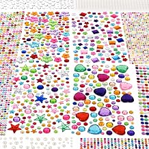 Gem Stickers, 5154Pcs Self-Adhesive Gems for Kids Crafts Scrapbook Supplies