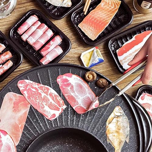 Miniatura 3 de Ruksifg Paquete de 8 notas adhesivas novedosas en forma de carne, notas de memo en forma de carne, notas lindas, almohadillas de notas,