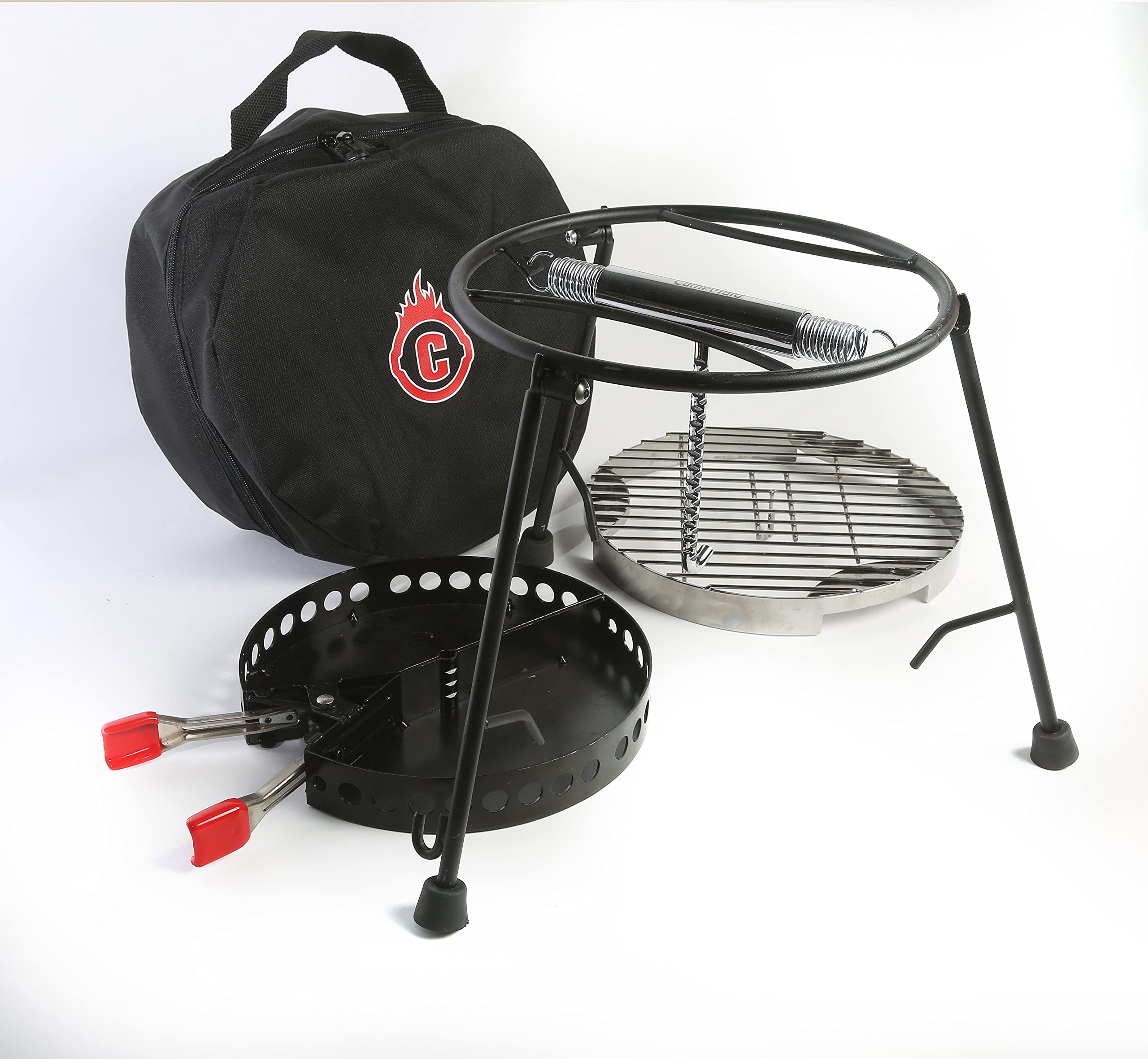 Buy CampMaid Grill and Smoker with Carry Bag Dutch Oven Tools Set