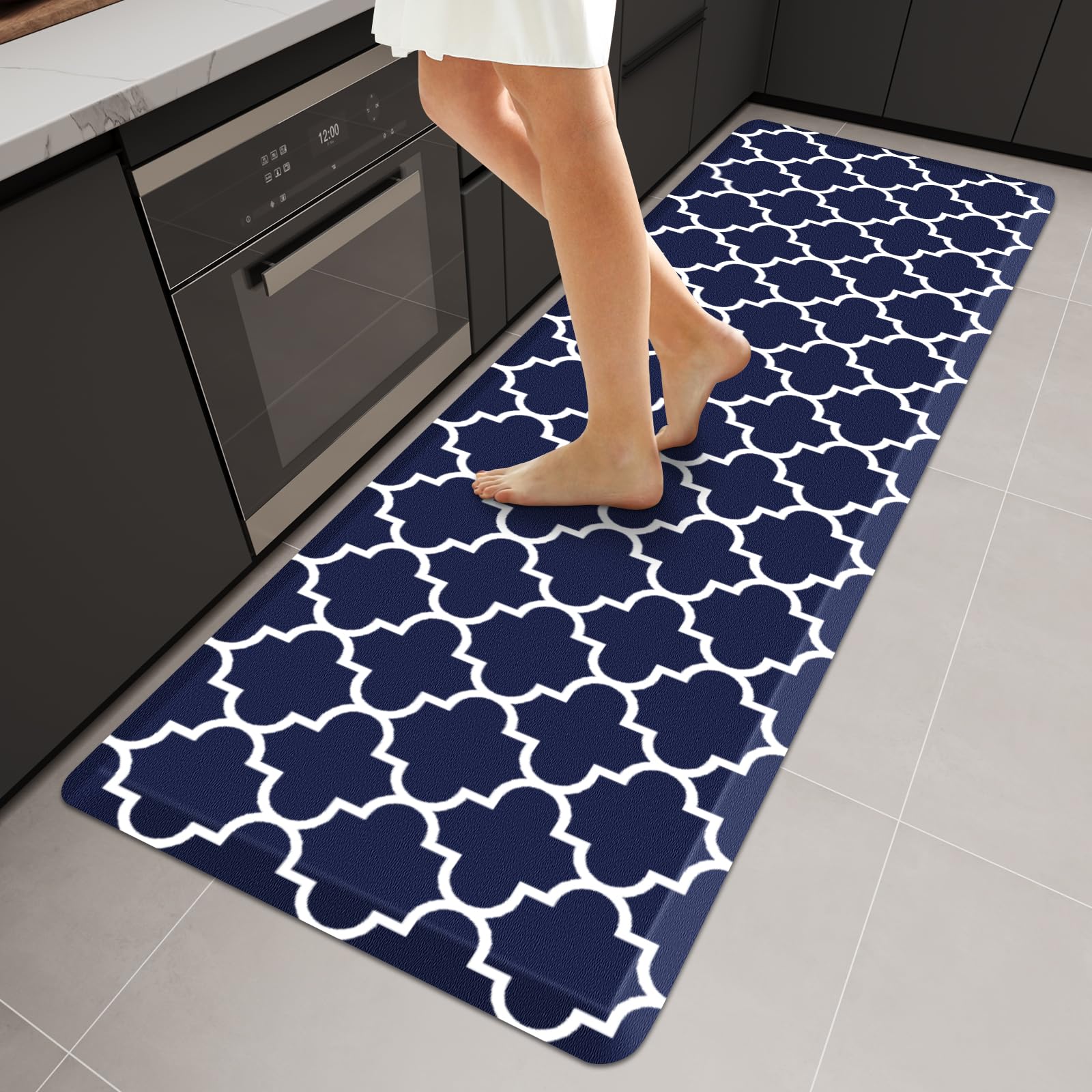 WISELIFE Kitchen Mats and Rugs Cushioned Anti-Fatigue, 17.3"x 28", Grey — Amazon image 23