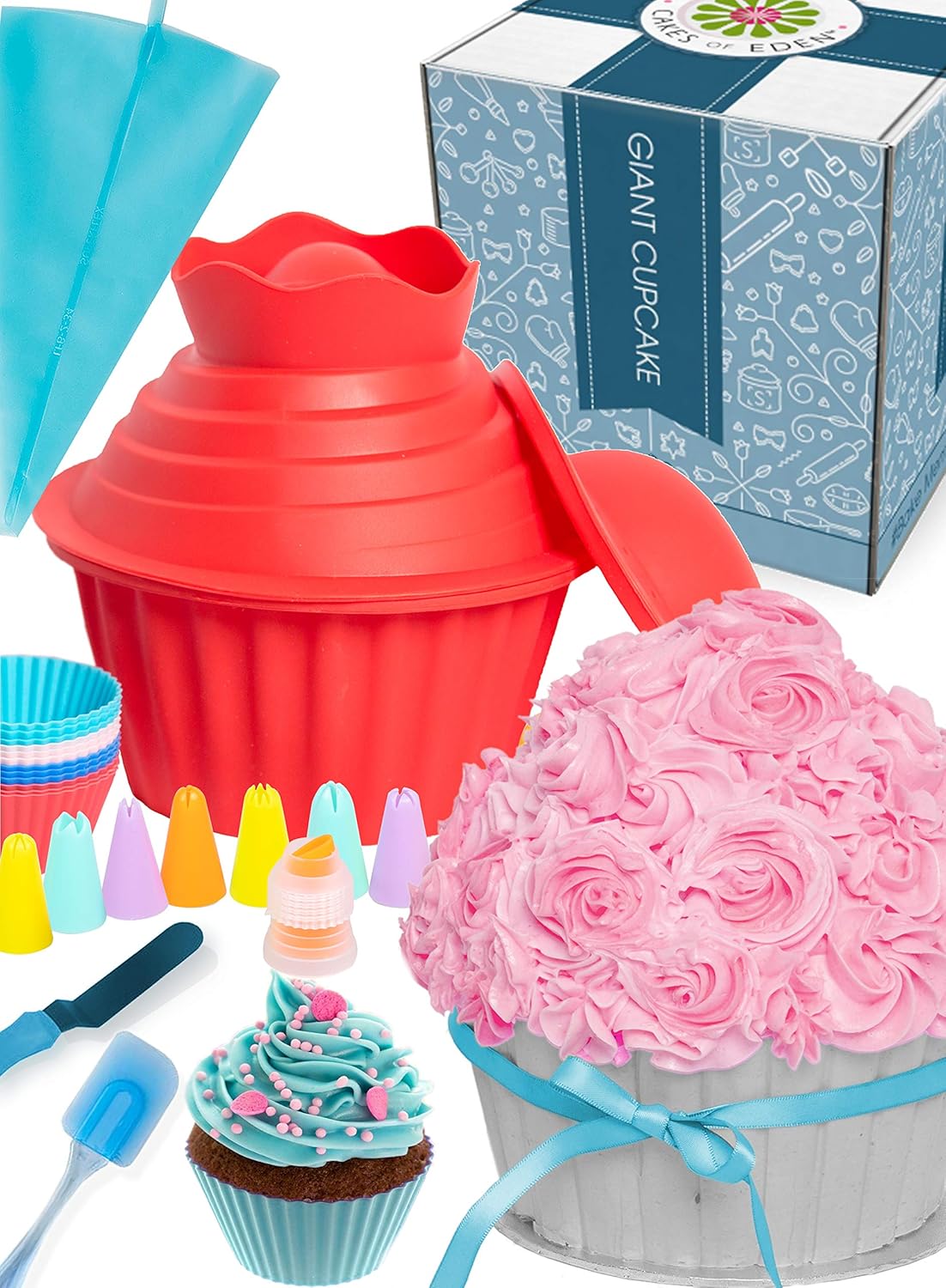Buy OMG Giant Cupcake Mold Pan Huge Fun Jumbo Smash Cake Big Buy OMG Giant Cupcake Mold Pan Huge Fun Jumbo Smash Cake Big