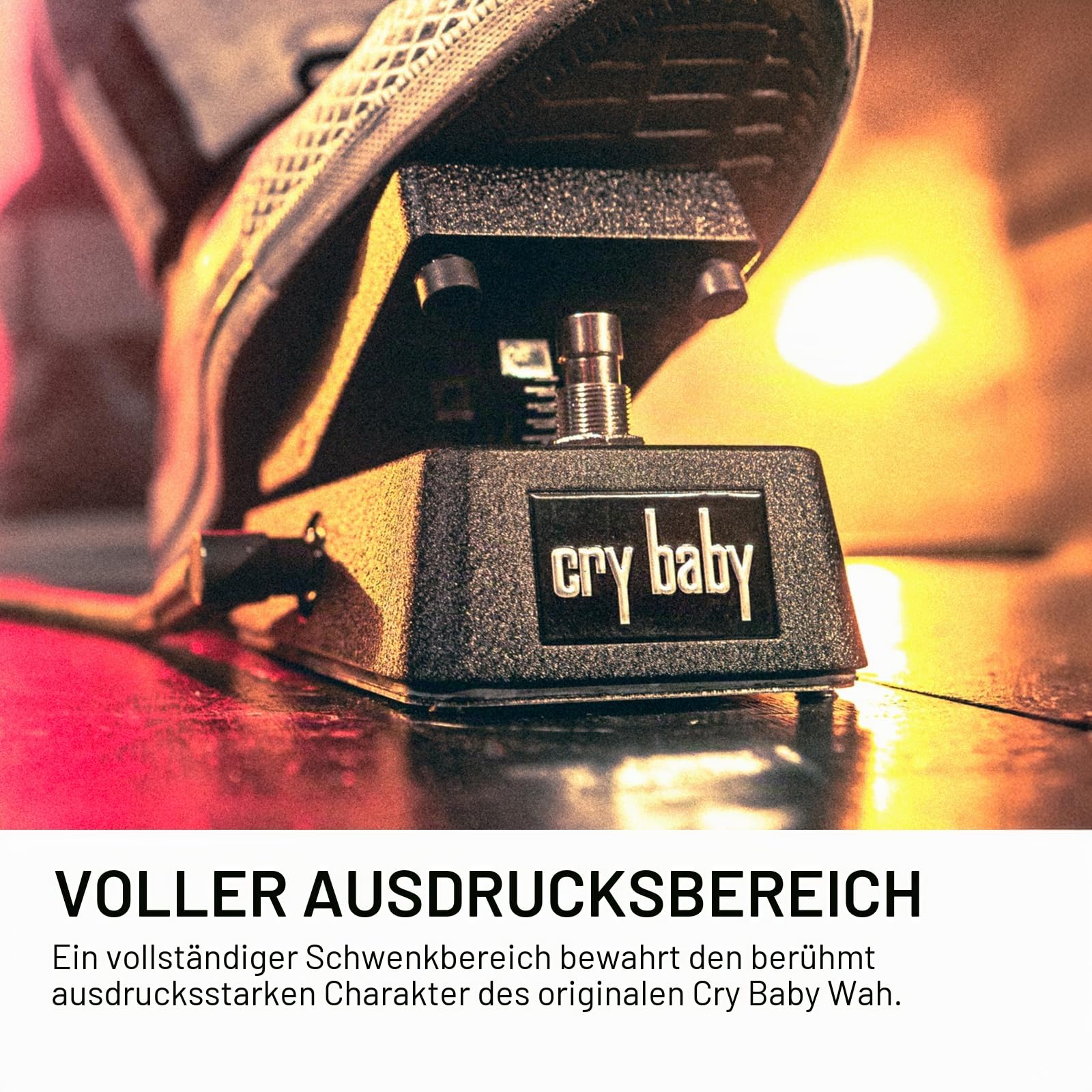 Jim Dunlop CBM 95 Crybaby Mini Wah Pedal 11900100001 schwarz