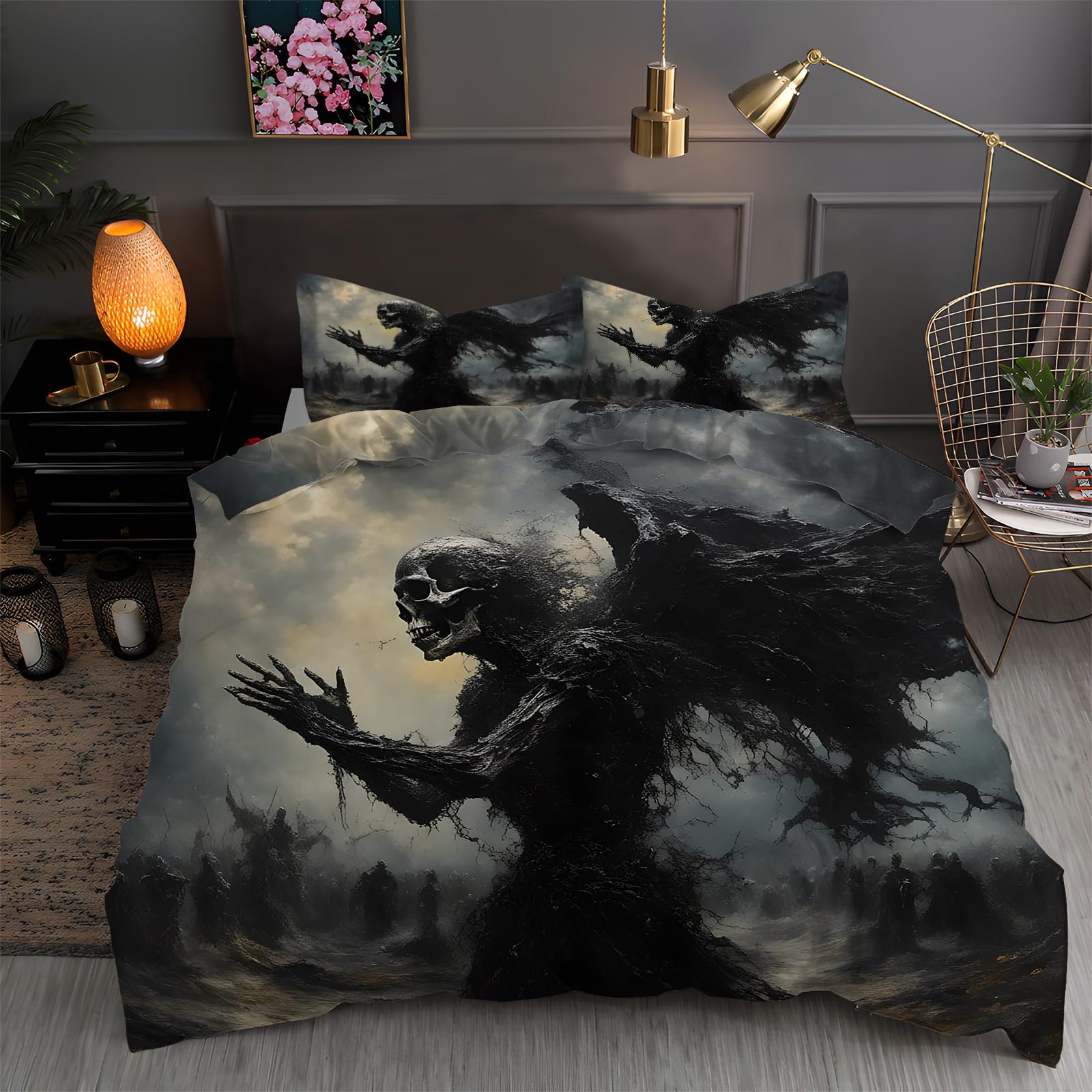 Housse de couette 200x200 confortable qui ne glisse pas pour des nuits paisibles