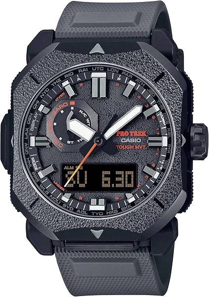Casio PRW6900BF Series | Pro Trek | Black | 100M WR | 1/100 SEC Stop Watch | Compass/Alt/Baro-Thermo | Tough Solar Power/Atomic Timekeeping | 1-100 SEC Stopwatch | Countdown Timer | World Time