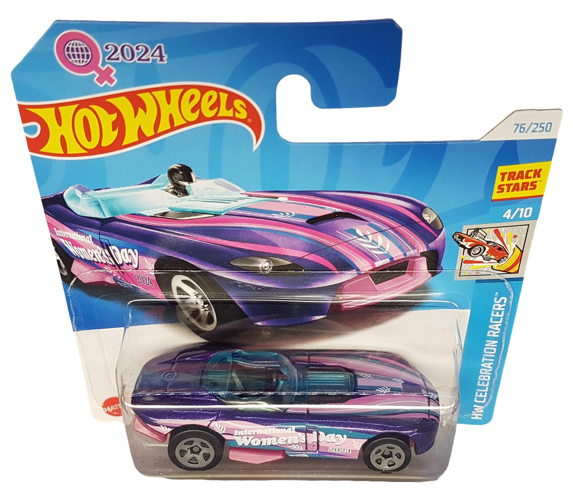 Hot Wheels DieCast Rrroadster – HW Celebration Racers, International Women's Day 2024 Edition - View #4