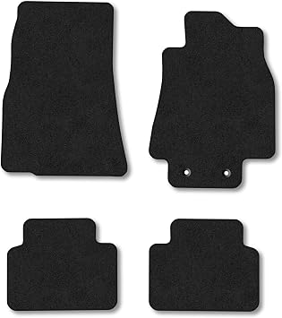 Mercedes A-Class 2005-2012 Carpet Car Mats | Black Edge Trim Tailored Fit Floor Mats Full Coverage Protection Accessories Easy Clean Anti Slip Made in the UK