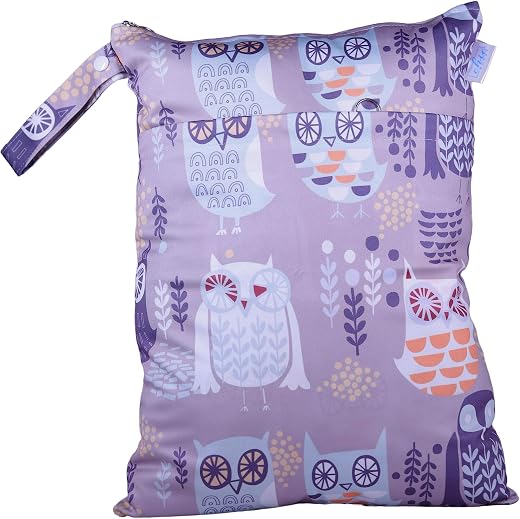 Chic Buddy Waterproof Wet Bag, Washable, Reusable for Travel, Beach, Pool, Stroller, Diapers, Dirty Gym Clothes, Wet Swims...