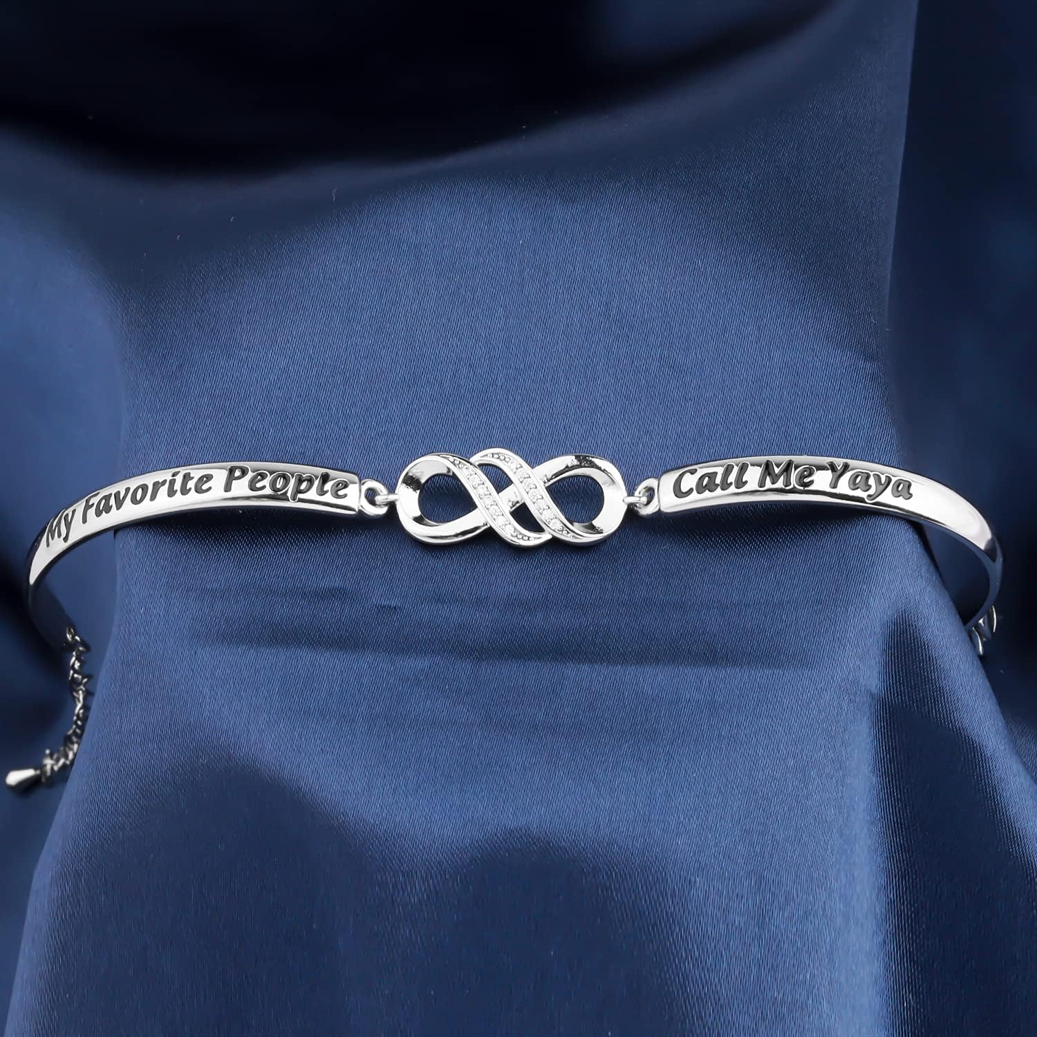 BEKECH Yaya Grandmother Gift My Favorite People Call Me Yaya Bracelet Mother’s Day Jewelry for Greek Grandma Yaya Yiayia Bracelet Yaya Birthday Gift - Image 5