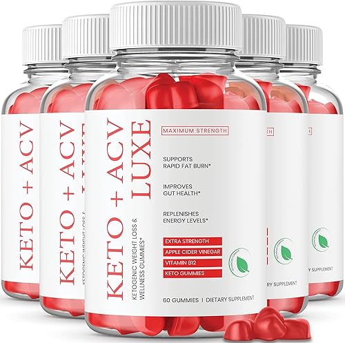 Miniatura 1 de Paquete de 5 gomitas Keto Luxe  Fórmula oficial veganas Keto Lux Gummies Keto ACV Luxe Gummies Luxe Keto ACV Gummies Keto ACV Luxe Gummy AVC 300