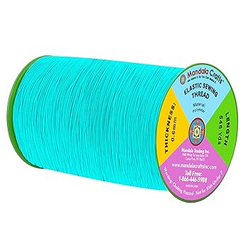IENA - THE Dallas SHIRRING SH（ykmnm） Amazon.com: Mandala Crafts Aqua Shirring Elastic Thread for
