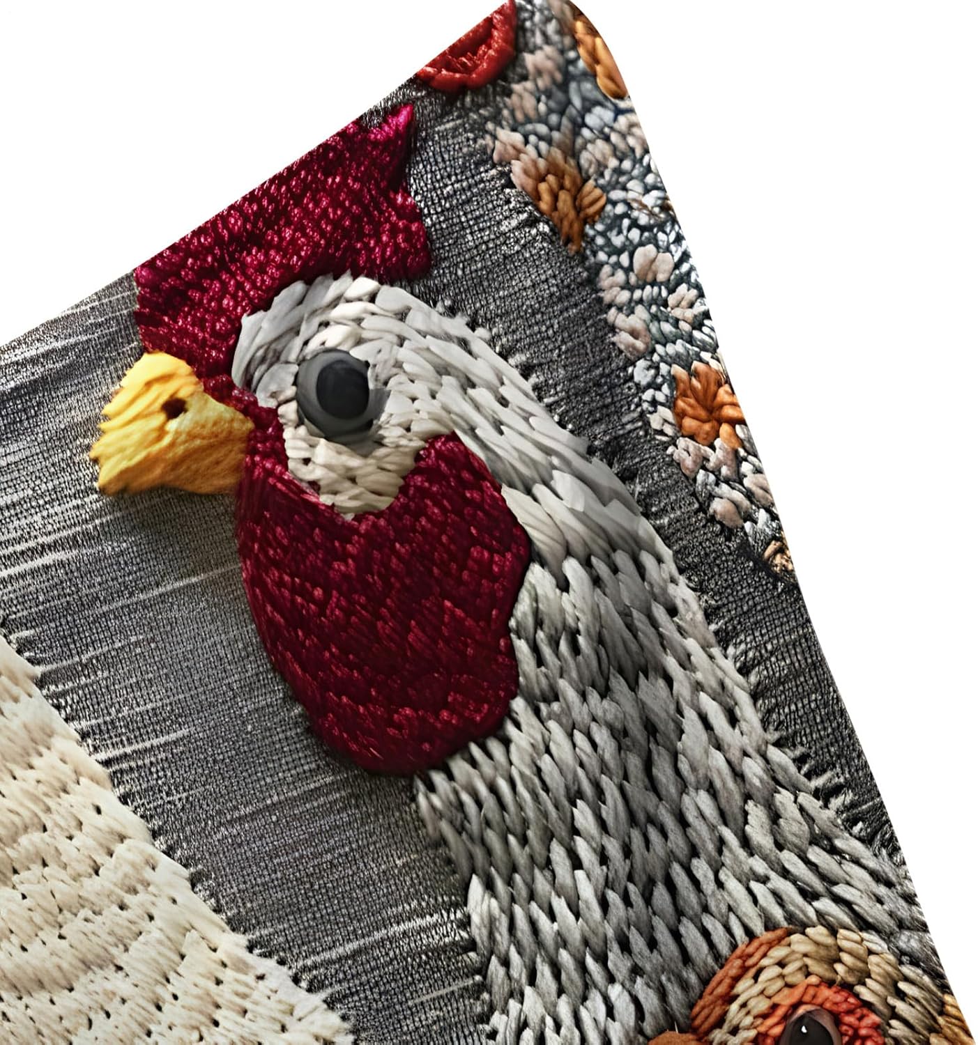 Chicken Blanket - Farmhouse Print Flannel Folding Comforter Soft Lightweight Bed Comforter for Sofa Bed Comfort, Machine Washable Home Textiles for Indoor Use