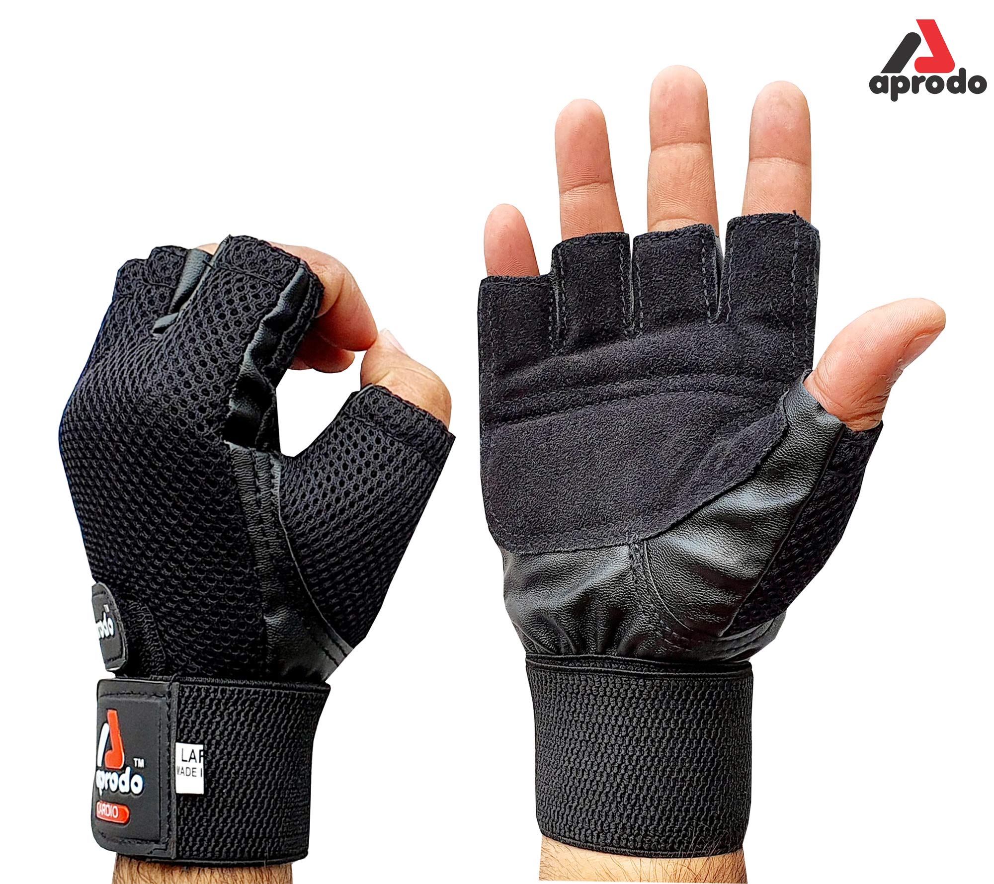 Cardio Fitness Gym Gloves With Wrist Support Assorted Per Set Online At Best Price | Lulu UAE