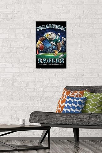 Miniatura 2 de Trends International NFL Philadelphia Eagles - Póster de pared de End Zone 17, 14.725 x 22.375 pulgadas, versión premium sin marco