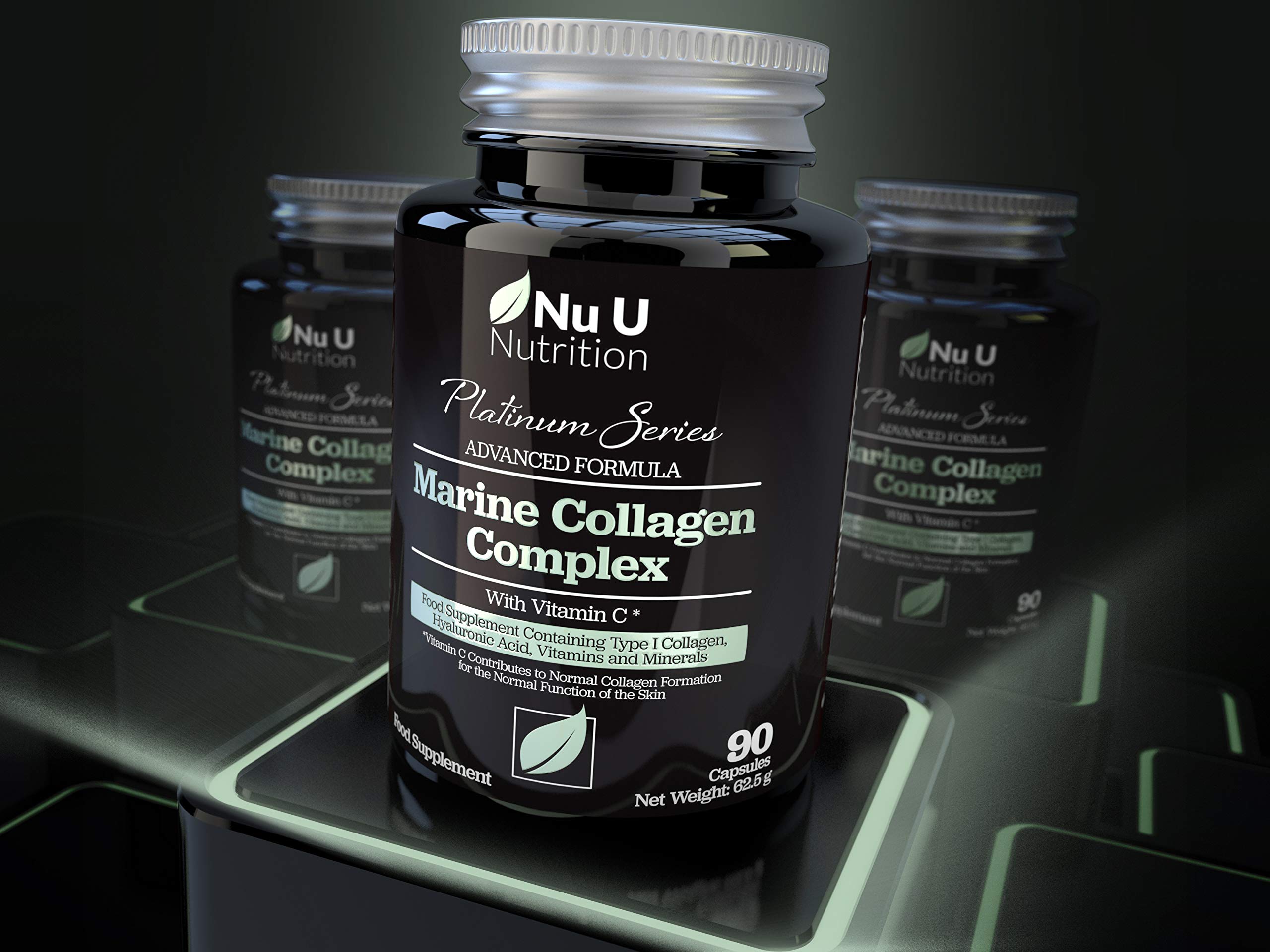 Marine Collagen Supplement 90 Hydrolysed Collagen Capsules not