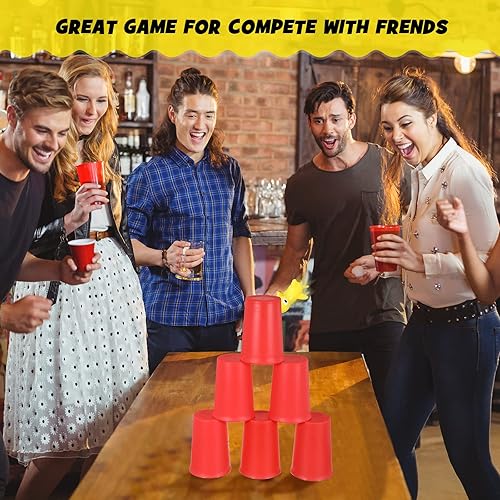 Miniatura 4 de Chalyna 22 tirachinas de pollo volador con dedos de goma, incluye 16 juguetes de goma para dedos, 6 tazas de dardos, divertidos rellenos de Navidad,