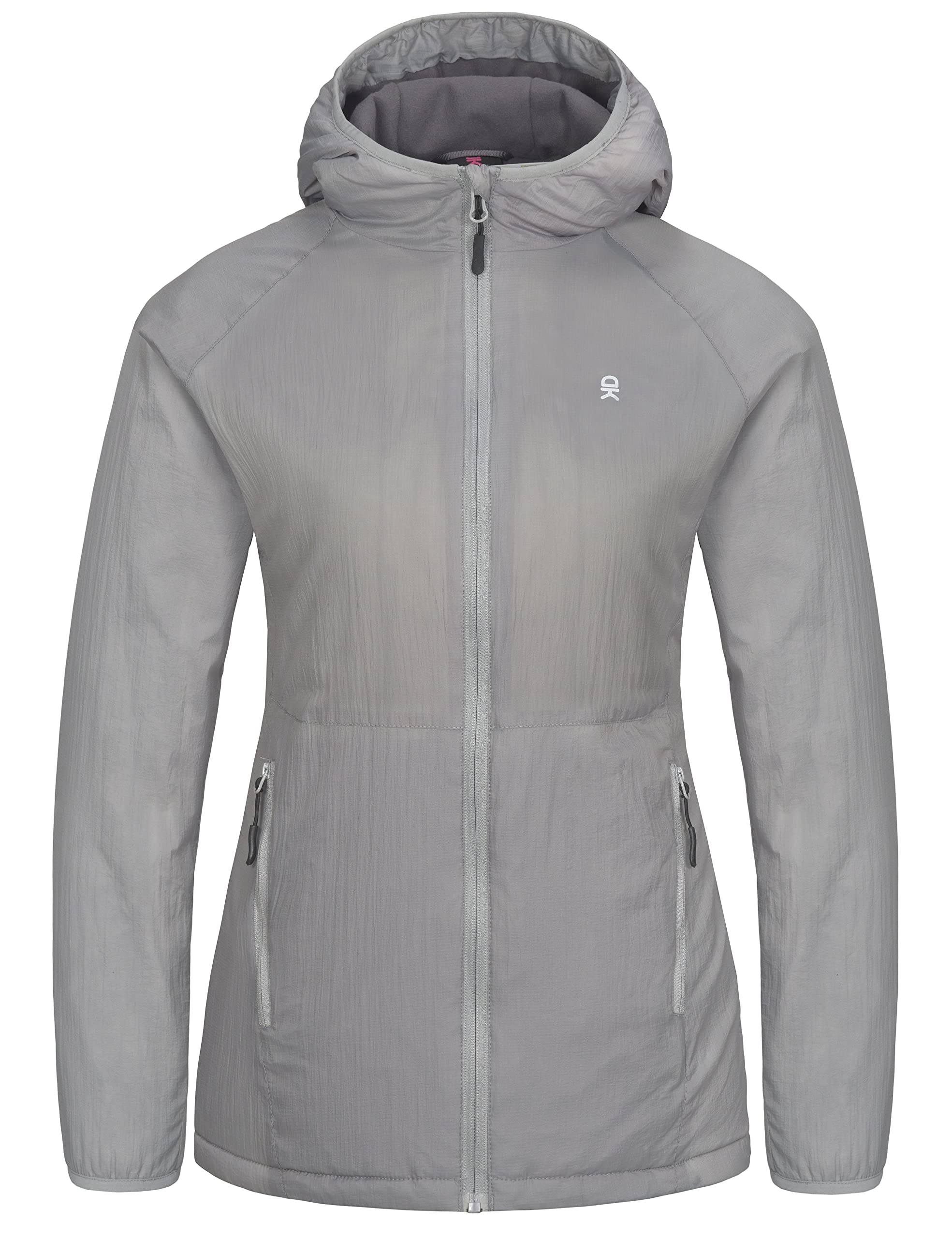 Photo 1 of *COLOR LIGHT BLUE* Little Donkey Andy Women's Lightweight Insulated Jacket, Warm Hooded Windproof Winter Coat, Fleece Lined, Light Blue, Size XL 