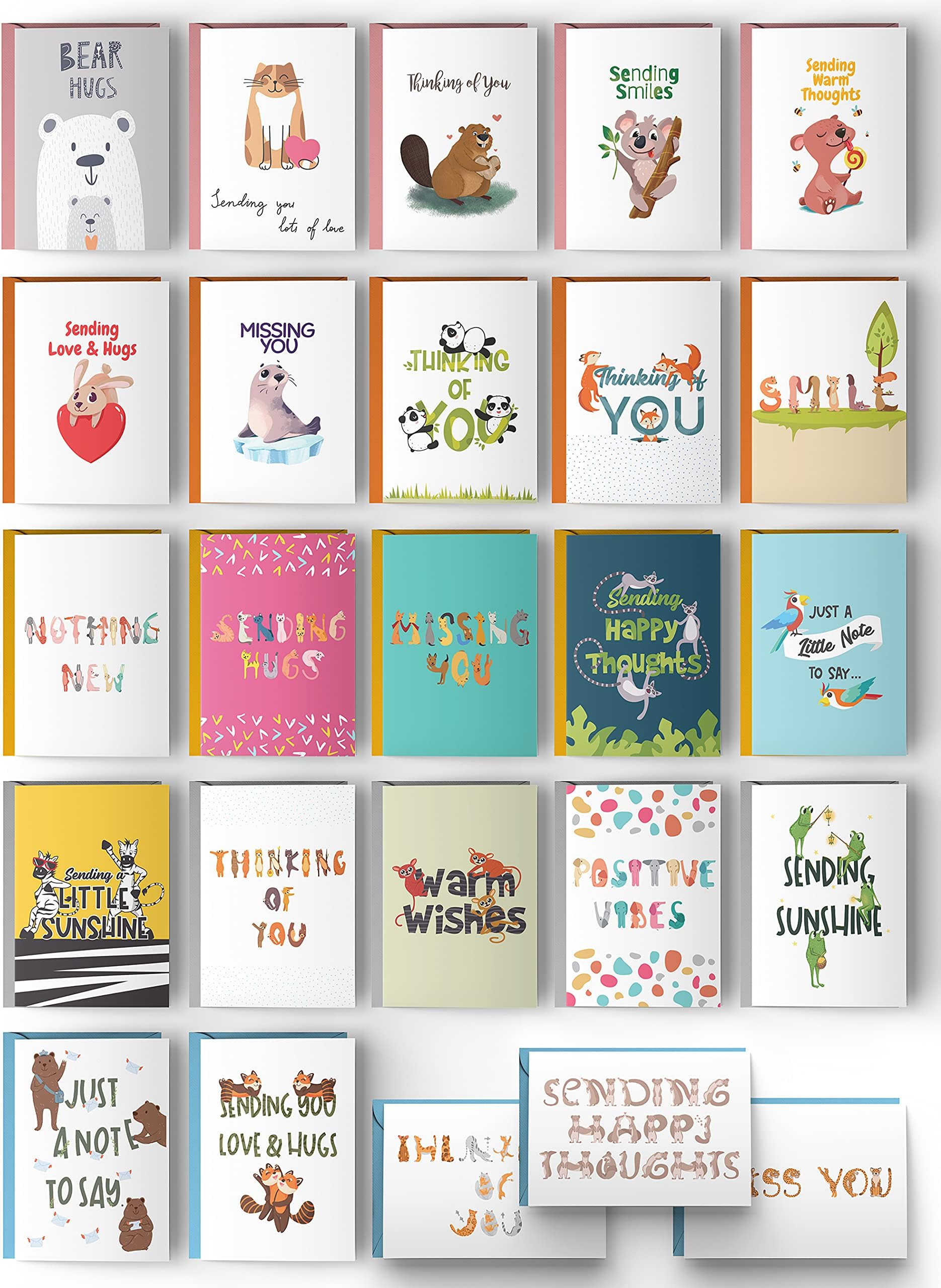 Thinking of You Variety Pack Cards set of 20 Office Products