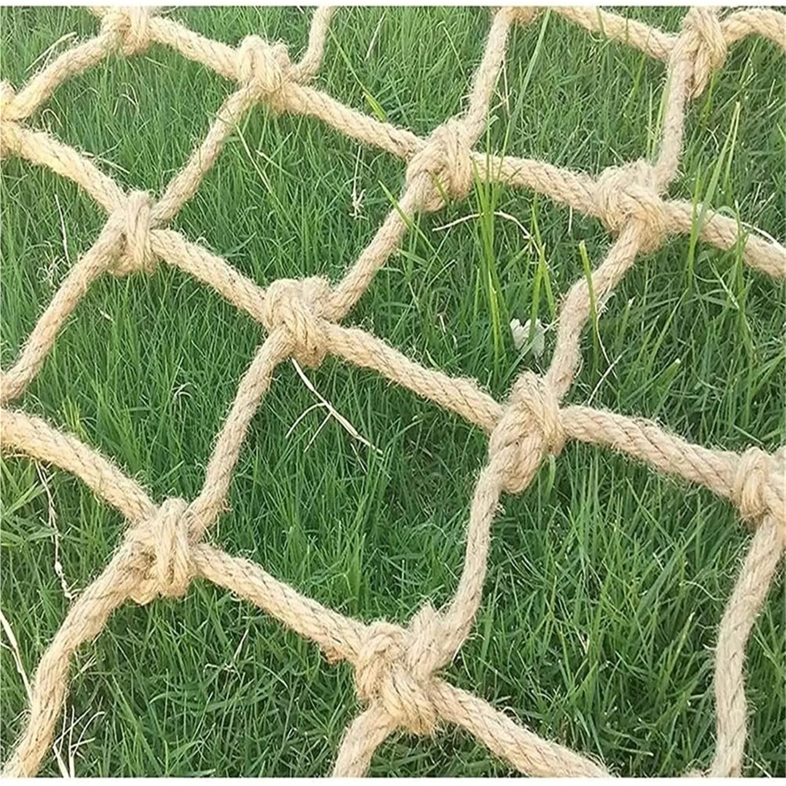 Corda Canapa Naturale Corda di canapa Rete da arrampicata Natura Iuta Giardino Balcone Spago Traliccio Decorativo Soffitto Decorazione parete