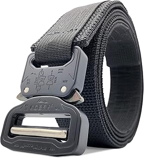 AMRAP Tactical Gun Belt - Double Ply Nylon EDC Belt - With Cobra Hybrid Buckle.