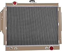Vista 1 de ALLOYWORKS Radiador de aluminio de 3 filas para Dodge D/W 1979-1993 100 150 200 250 300 350 D400 D450 Ramcharger RD200 5.2 5.9L V8
