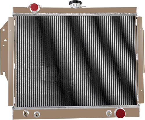 ALLOYWORKS Radiador de aluminio de 3 filas para Dodge DW 1979-1993 100 150 200 250 300 350 D400 D450 Ramcharger RD200 5.2 5.9L V8