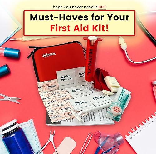 Miniatura 2 de Zoonimal Kit de mordedura de serpiente para humanos kit de picadura de abeja ventosa extractor de antivaho de serpiente de cascabel picadura de