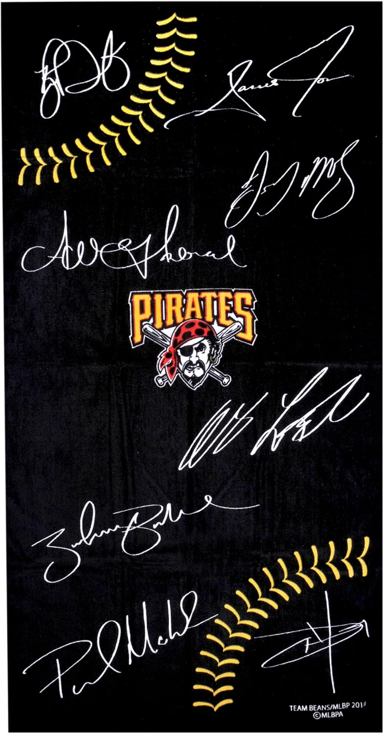FOCO MLB Unisex 30X60 Printed Signature Ball Towel