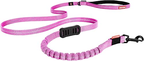 Miniatura 15 de EzyDog Zero Shock LITE - Correa elástica para perros que tiran o excitan, doble asa y reflectante para perros medianos o pequeños (72 pulgadas,