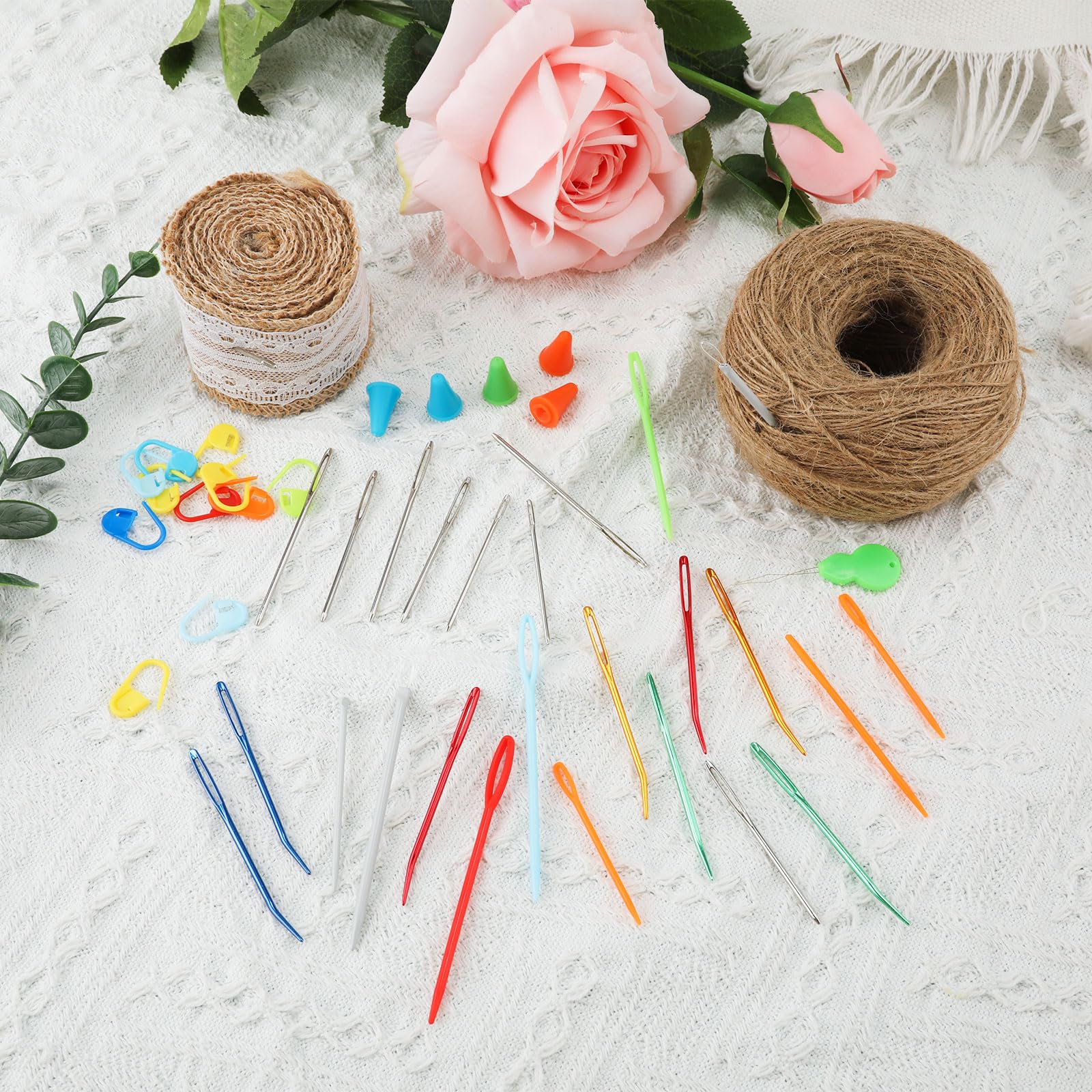 Gosknor Lot De 59 Aiguilles à Coudre à Gros Chas - Pointe